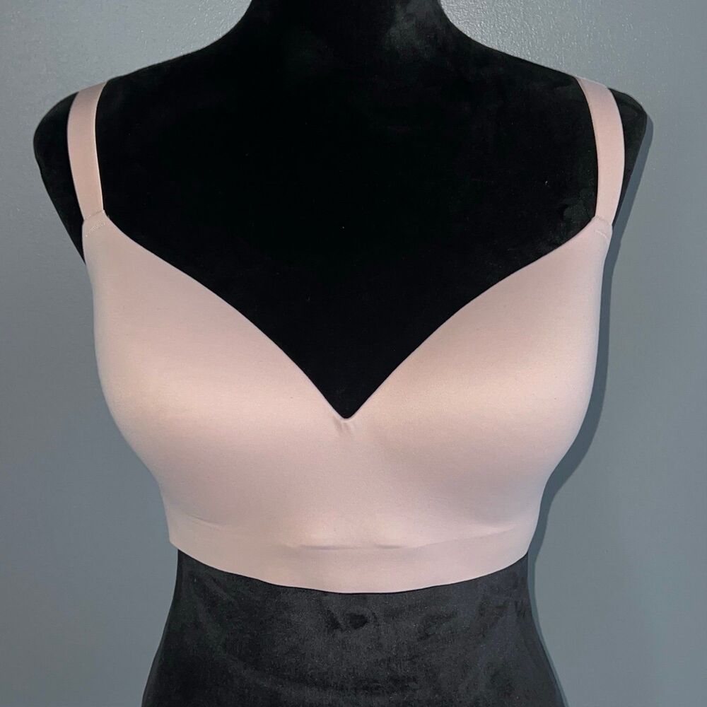 Some Embliss Wireless Bra Womens 36DD Adobe Rose